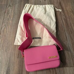 Jacquemus Vibrant Pink Crossbody Bag